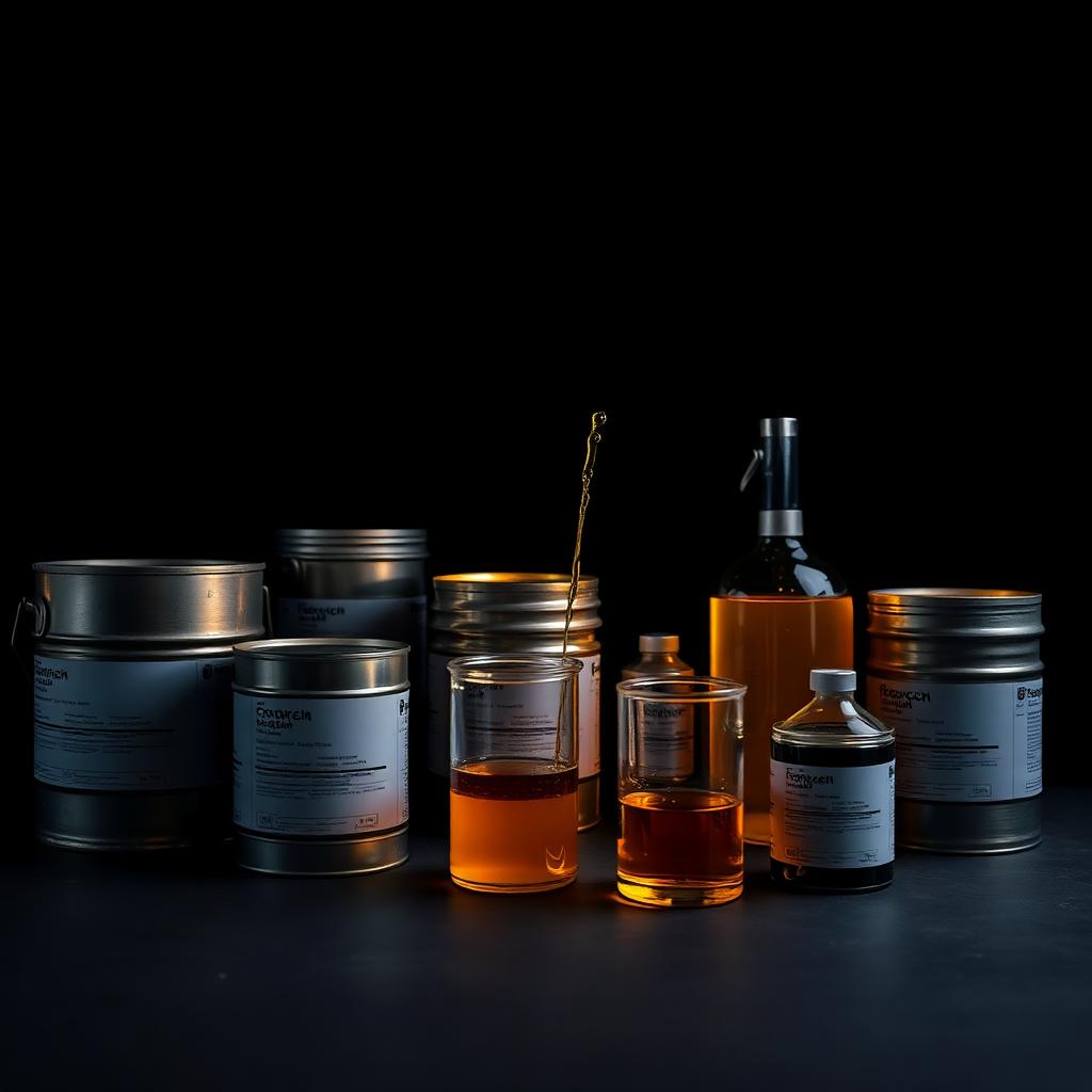 Industrial chemicals and paints